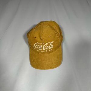 corduroy Coca-Cola hat